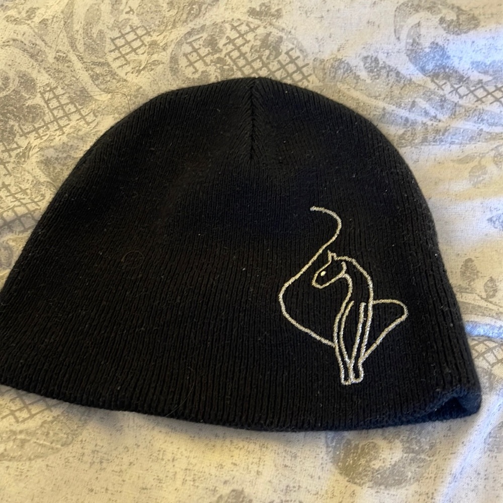 Baby phat black beanie Y2K